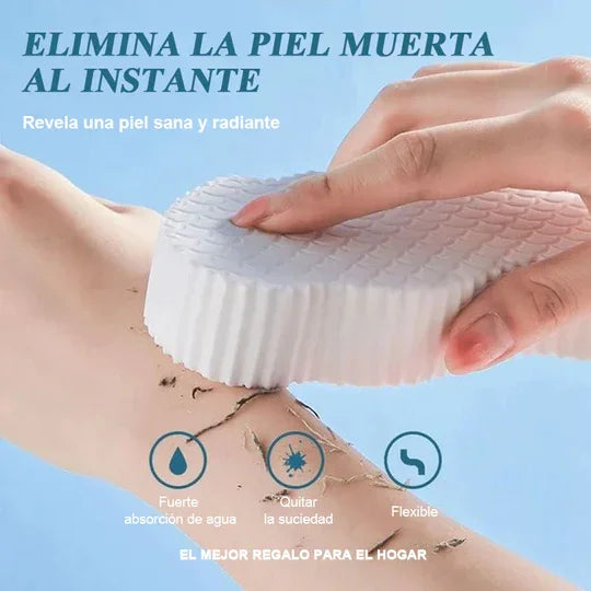 ESPONJA EXFOLIANTE SACA MUGRE - PACK DE 3 x S/.49