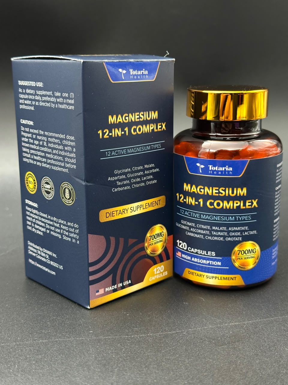 MAGNESIO COMPLEX 12 EN 1 - 120 CAPSULAS
