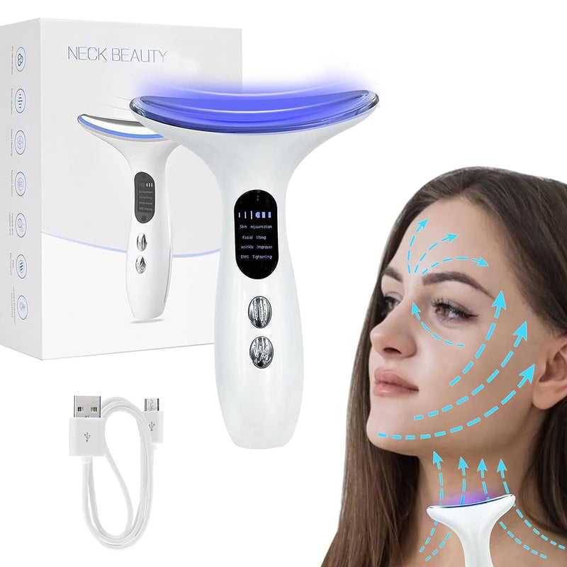 MASAJEADOR FACIAL LED 7 LUCES PRO