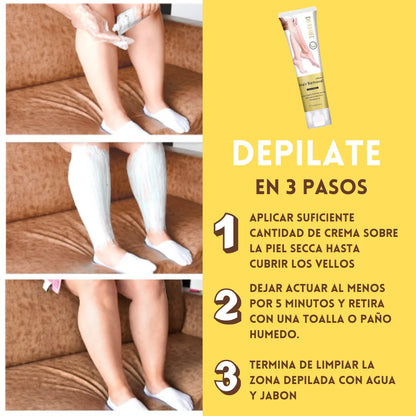 CREMA DEPILATORIA DR RASHELL SIN DOLOR ❤️😊
