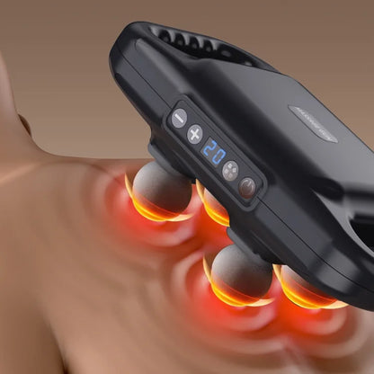 MASAJEADOR MUSCULAR PROFUNDO DE 4 CABEZALES PRO